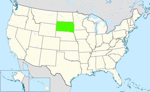 Phone numbers of the state South Dakota