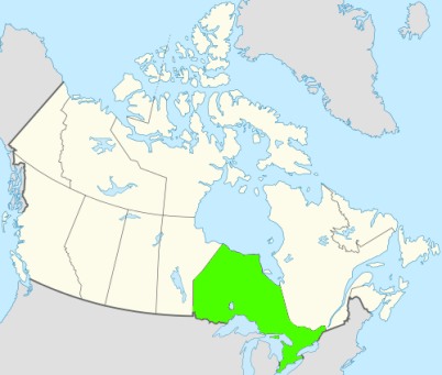 Phone numbers of the state Ontario, Canada